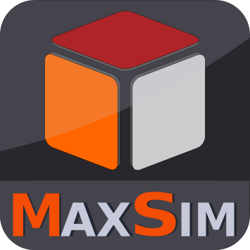 MaxSim logo - AxesSim